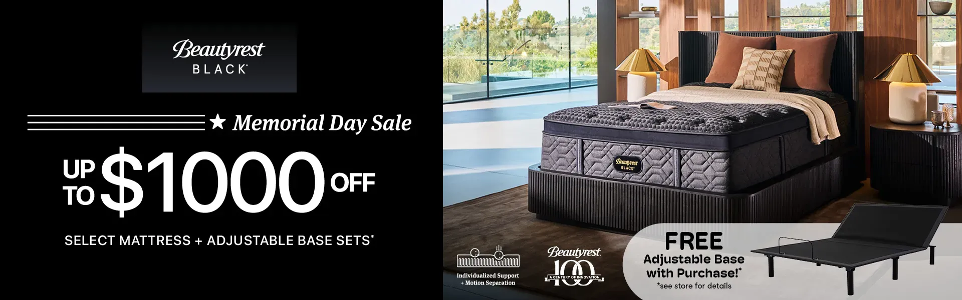 Promo Banner for Beautyrest Black